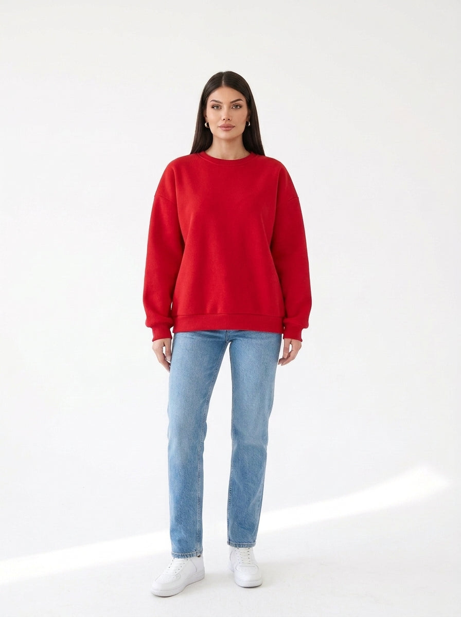 Sweat Cocon rouge