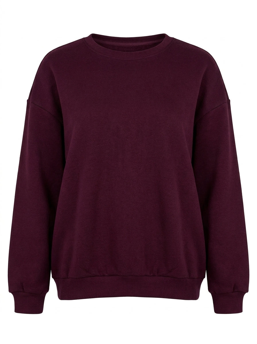 Sweat Cocon bordeaux