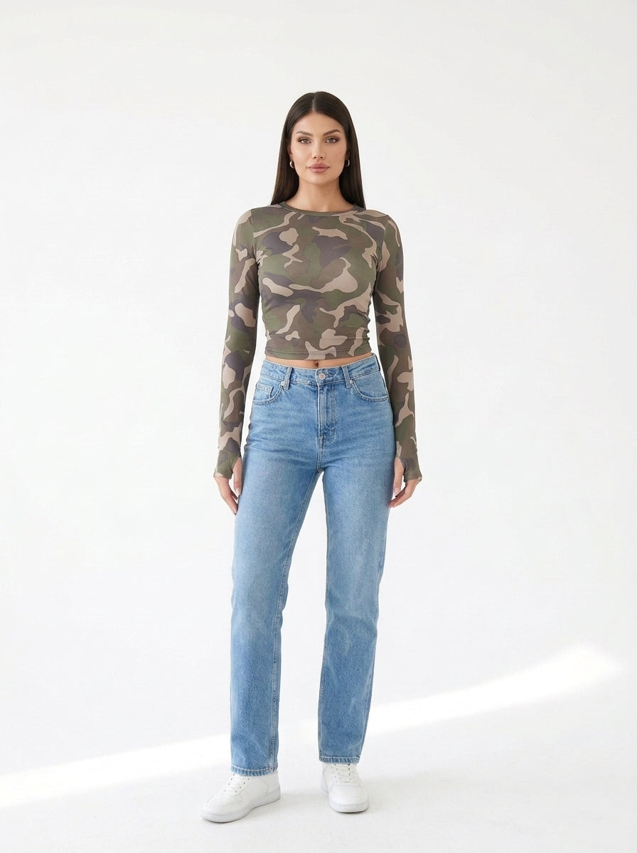 Top Camo Raglan camouflage